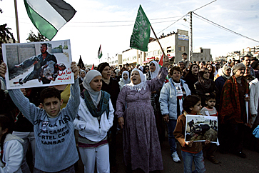 Sakhnin, Israel, Arab-Israeli protest