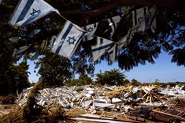 This settlement in the Gaza Strip was demolished after disengagement [Ilan Mizrahi