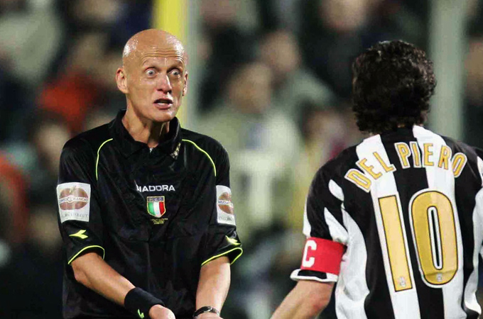 Former Italian referee Pierluigi Collina
