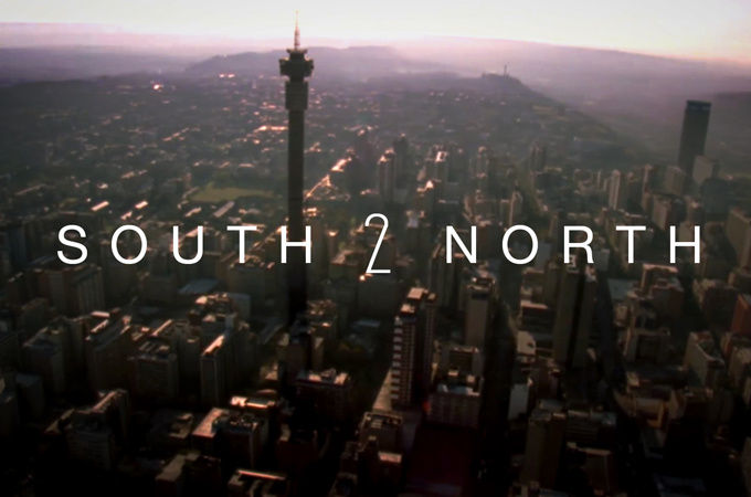 South 2 North - logo title