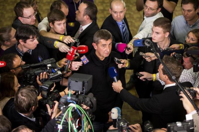 "The real winner of the elections is the ANO movement, founded only two years ago by Andrej Babis, an owner of an agribusiness empire and the second richest Czech," writes Matej Bajgar [EPA]