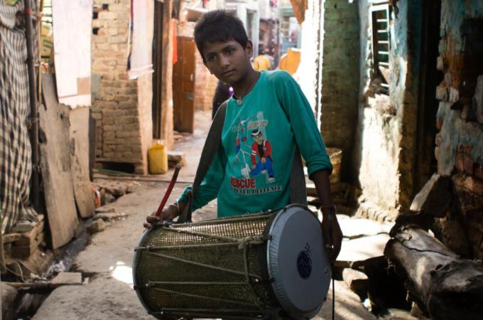 The Delhi Development Authority plans to build luxury flats in the colony [Angel L Martinez Cantera/Al Jazeera]