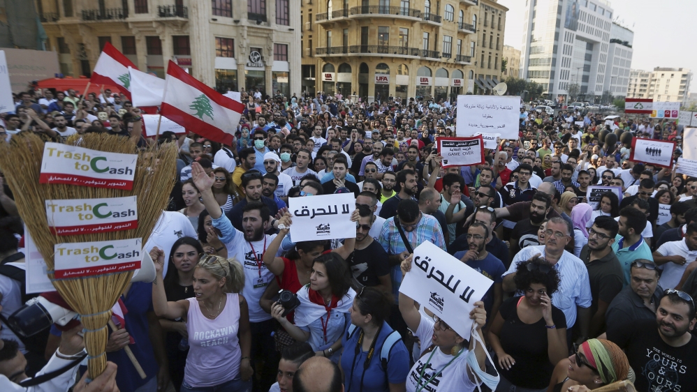 Lebanon trash protest