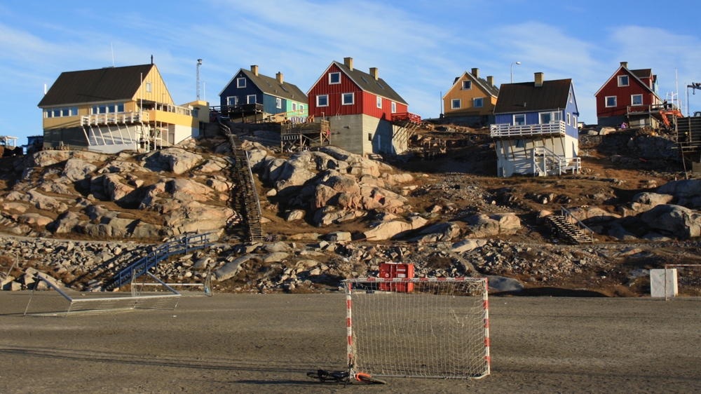 The houses in this town of 4,500 residents are painted in an array of bright colours [Lene Bech Sillesen/Al Jazeera]