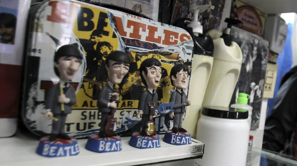 Beatles themed hairdresser in Buenos Aires