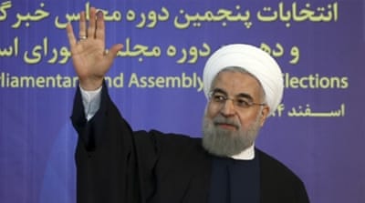 Iranian President Hassan Rouhani [AP]