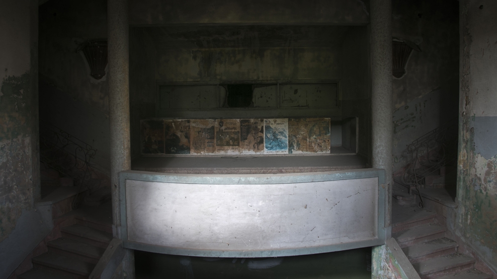 The history of cinema in Gaza dates back to the 1940s, according to director Khalil al-Mozayen [Ylenia Gostoli/Al Jazeera]