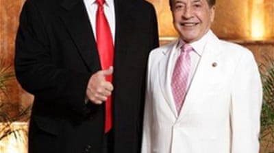 Farouk Shami and Donald Trump [Photo courtesy of Farouk Shami] 
