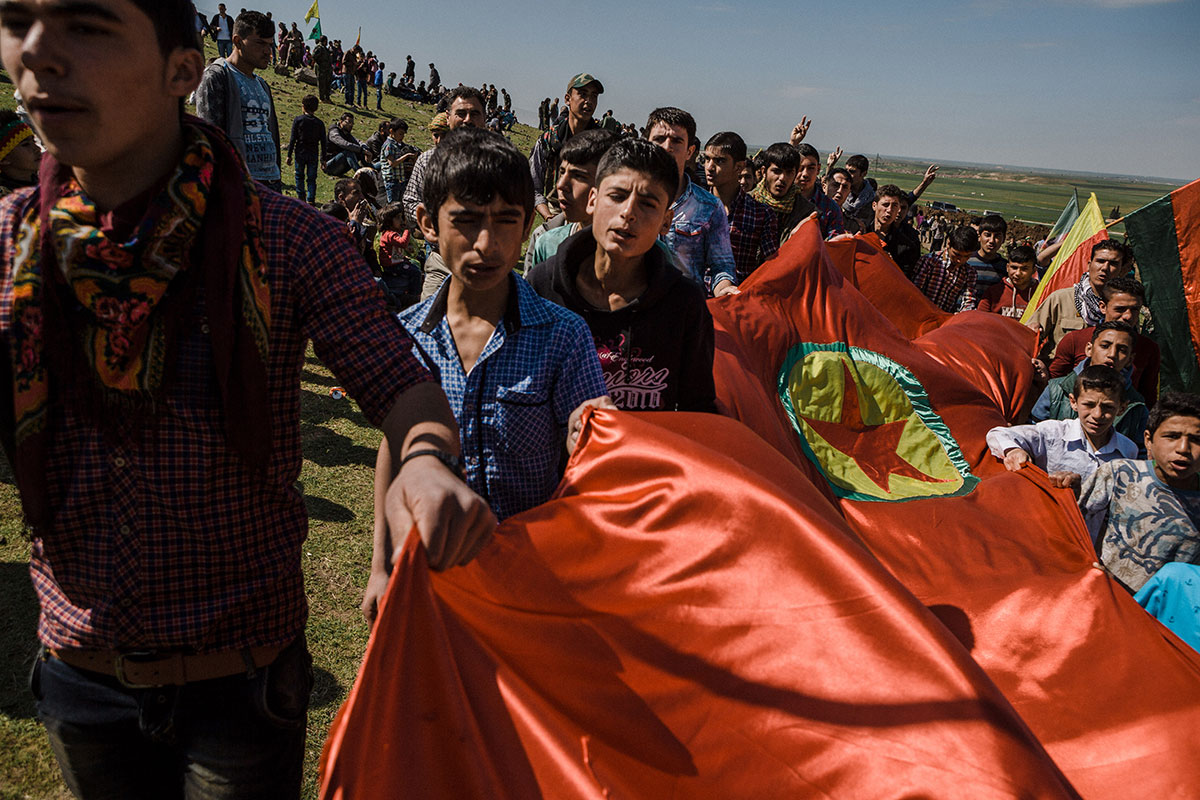 Syrian Kurds celebrate Newroz amid civil war/Please Do Not Use