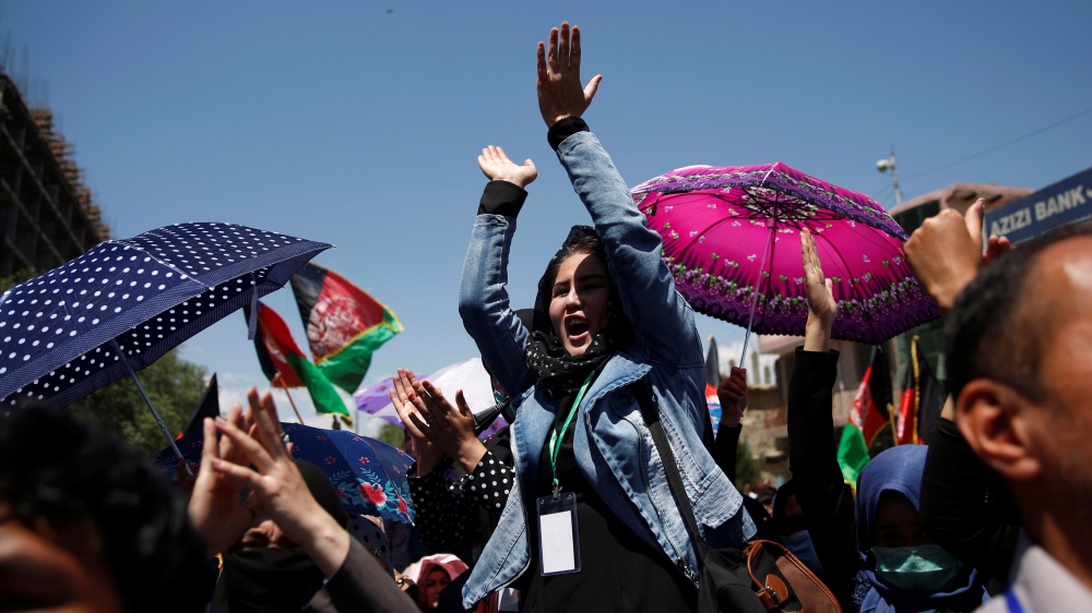Most of the city's shops were shuttered and armed police units took up positions around the city [Ahmad Masood/Reuters]