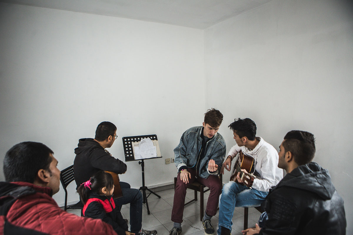 Khora refugee centre - [Nick Paleologos/SOOC/Al Jazeera]