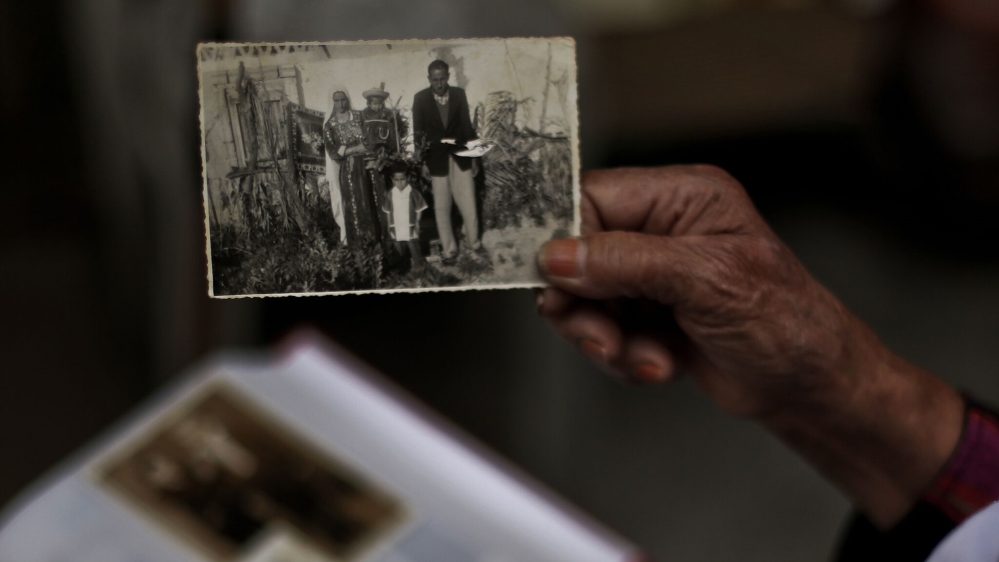 Tamam's village, Joulis, exists only in her mind and in the memories of the peasants who were brutally uprooted [Mohammed Asad /Al Jazeera]