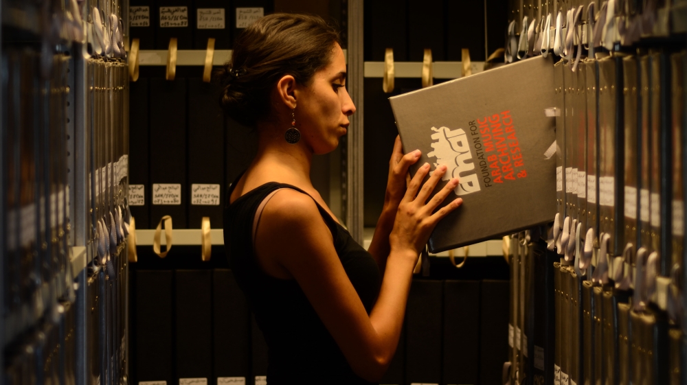 'When I discovered that there was such a deep and innovative musical tradition in our heritage, with women playing a leading role, I was thrilled,' archivist Salwa Jaradat says [Al Jazeera]