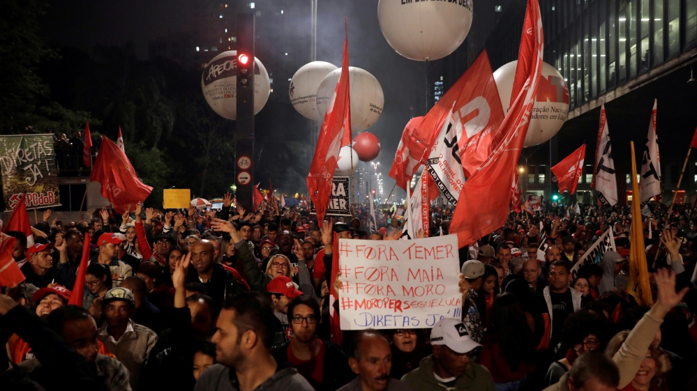 Rallies were held in several cities across the country on Thursday [Faulo Whitaker/Reuters]