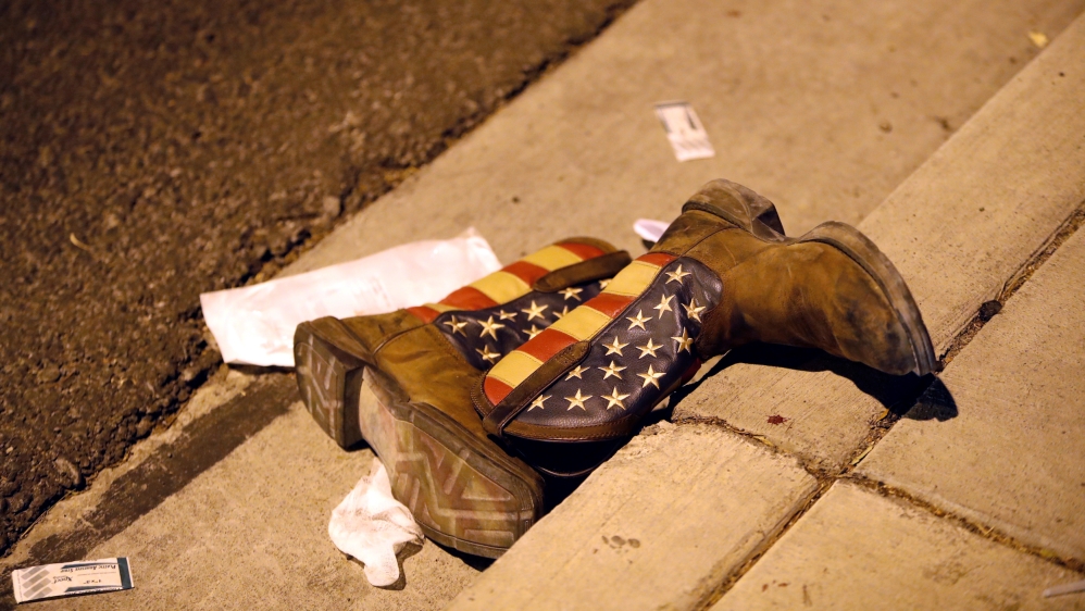 Las Vegas shooting victim boots Reuters