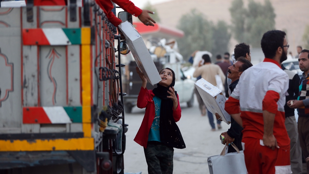 US sanctions make it more difficult for organisations like the Iranian Red Crescent to receive donations [EPA]