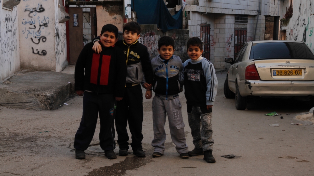 Dheisheh camp refugee children