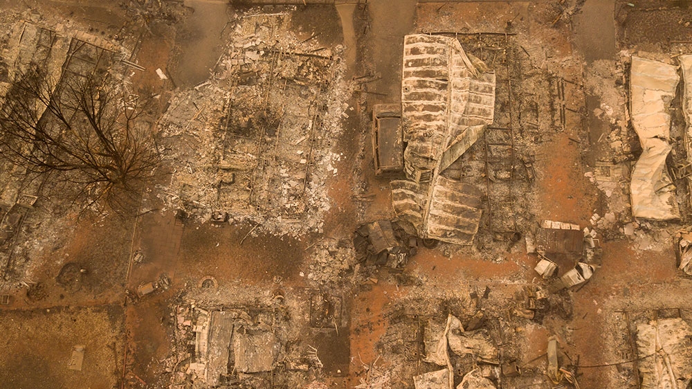 Paradise, California was almost completely destroyed [Josh Edelson/AFP] 