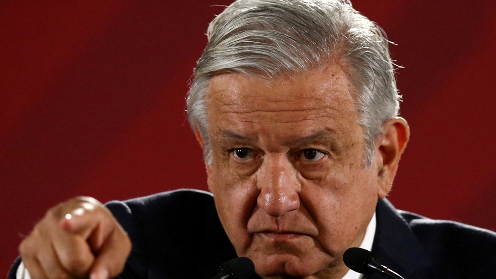 ‘Governments have spent 20 years trying to train the federal police, and it has not been possible, they are corrupt,’ Mexico’s President Andres Manuel Lopez Obrador said