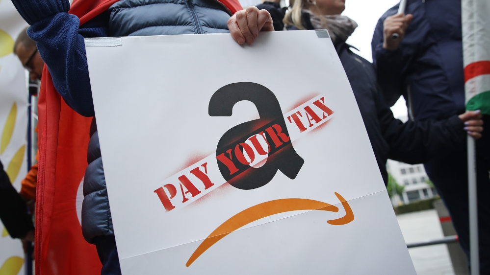 Amazon Workers Protest Against Jeff Bezos