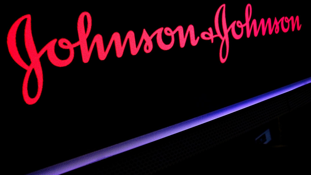 J&J logo on NYSE floor May 2019