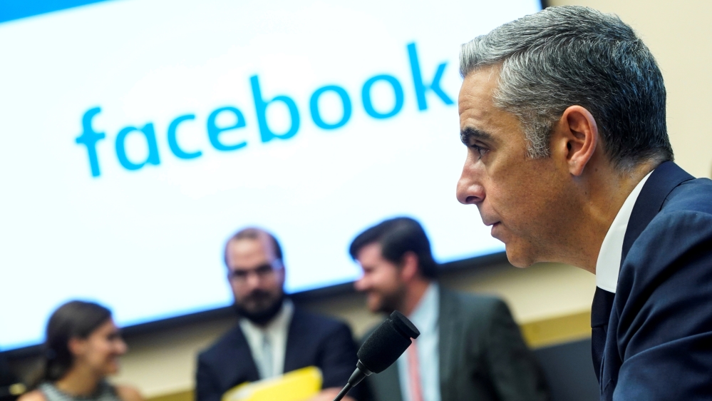 David Marcus, CEO of Facebook’s Calibra, testifies to the House Financial Services Committee in Washington.