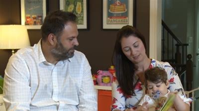 Terry Pirovolakis and Georgia Kumaritakis are trying to raise $3m for an experimental gene therapy that could help their son battle his ultrarare neurodegenerative disease, for which there is no known cure