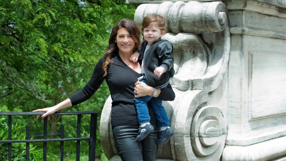 Jordan Jayson and her child