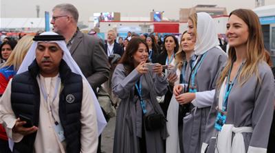 Western tourists, such as these at last year’s Formula E electric car race in Riyadh, have been coming to Saudi Arabia in small numbers, but the government now wants to attract more