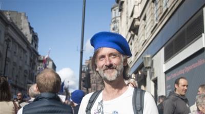 Protesters struggled to make their way out of jammed underground stations to join the march