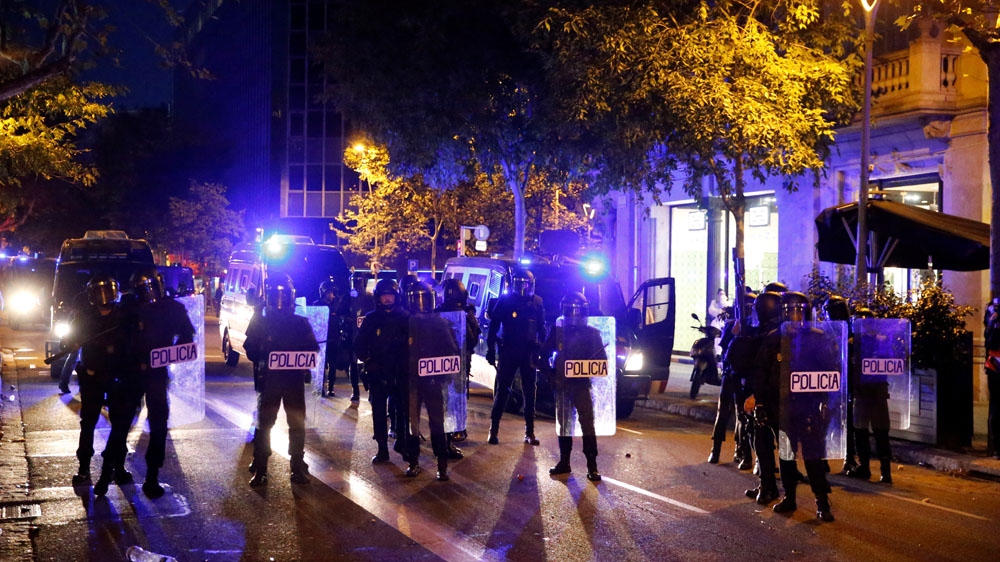 Regional and national police have been called in to manage protests