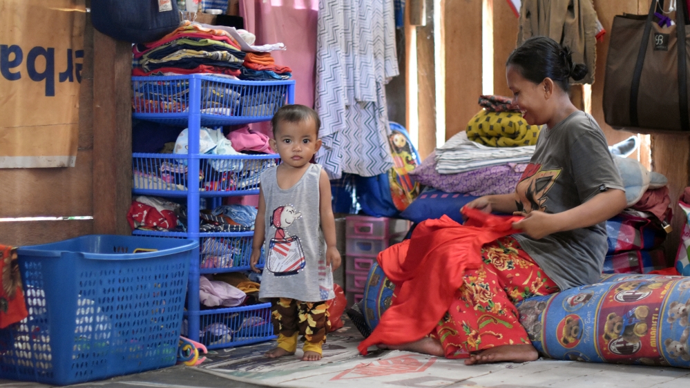 During the disaster, Salina’s two older children were missing for a night