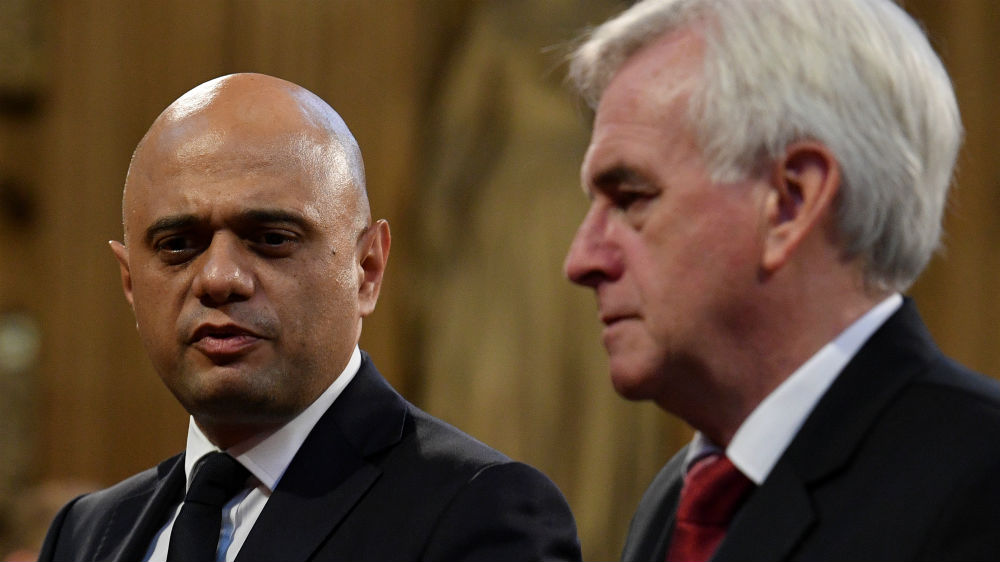 Javid, McDonnell - reuters