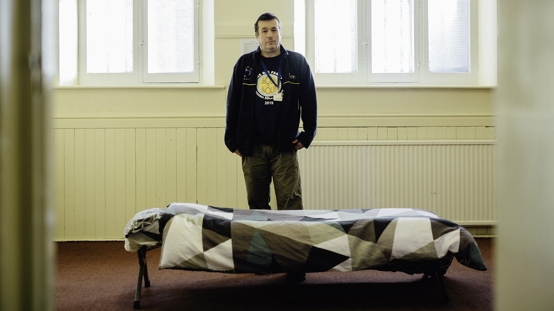 Marc Silvester found refuge in One Big Family’s shelter three years ago and says he ‘hasn’t left since’