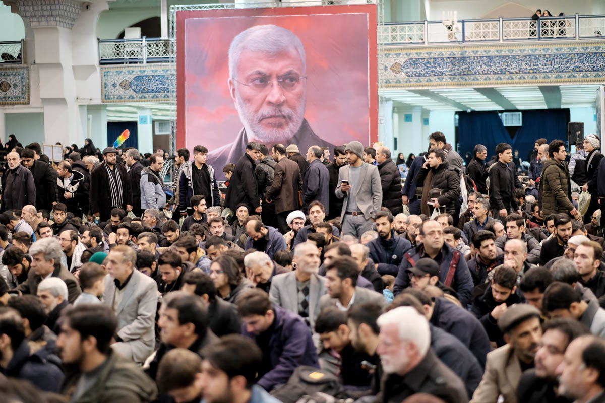 The remains of Abu Mahdi al-Muhandis was also brought to Iran, alongside that of Soleimani’s, and the mourners also paid their respect to the fallen Iraqi militia commander.