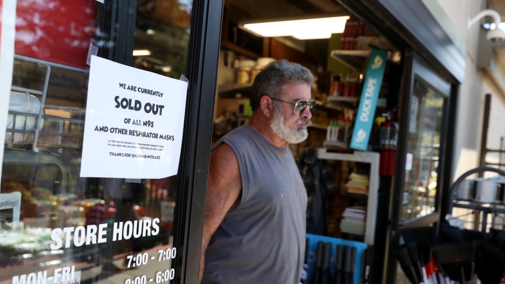 Fears Of Coronavirus Spreading Causes Shortages Of Supplies At California Stores