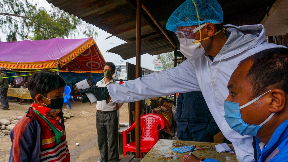 The first case of infection in Nepal was detected in early January