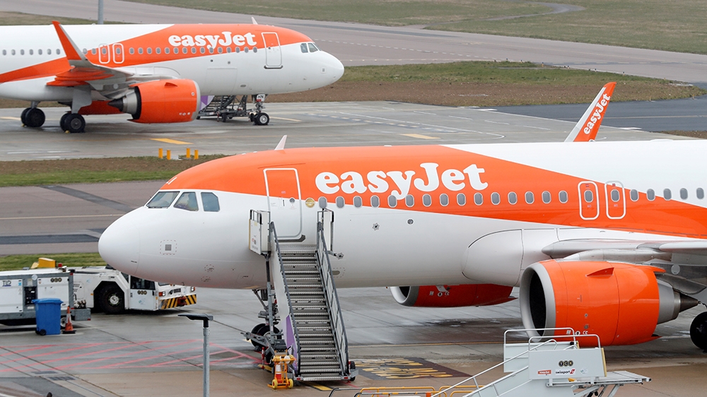 The low-cost airline easyJet said a small number of flights would restart on June 15