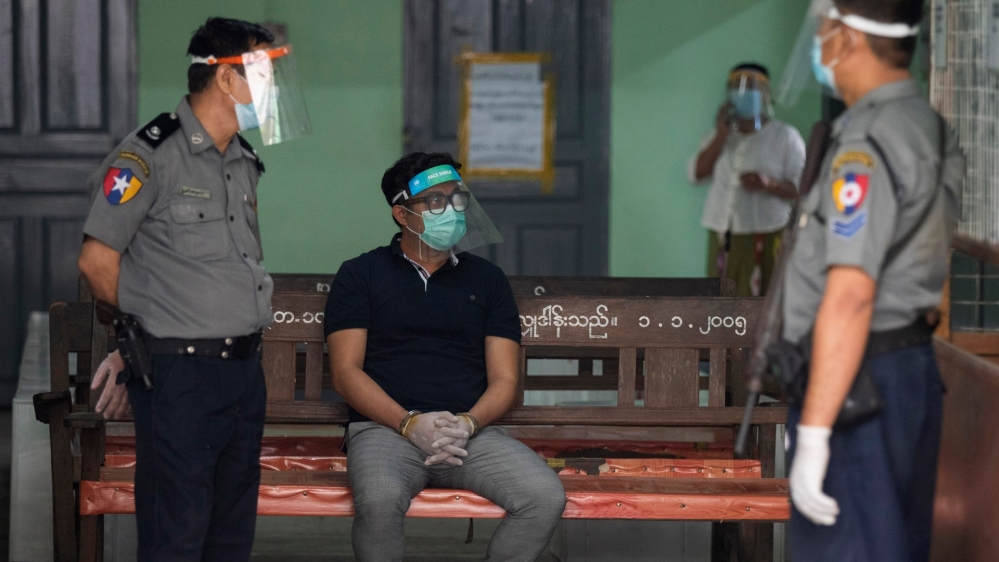 Toronto-based Lah, who often visits his motherland Myanmar for sermon tours, could face three years behind bars if convicted [AFP]