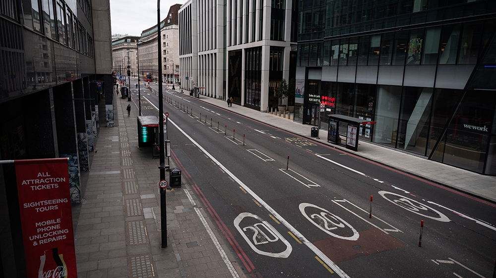 empty london