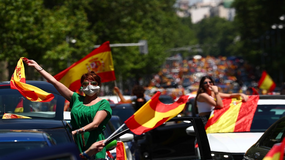 Madrid protest