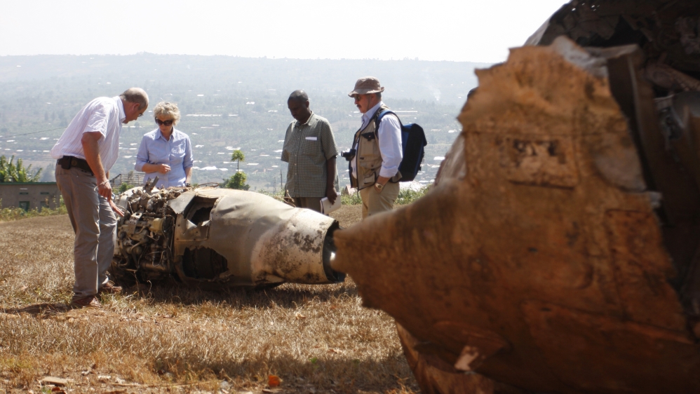 Rwanda plane crash 1990s