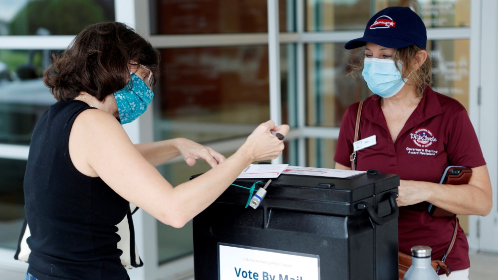 mail-in voter ballot tampa florida us election USA 
