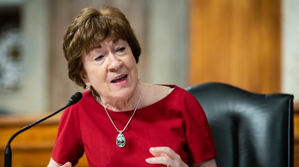 Endangered Senator Susan Collins is the last remaining Republican from New England