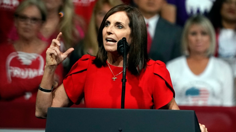In a battle between two military pilots, Republican Senator Martha McSally is falling behind Democratic challenger Mark Kelly