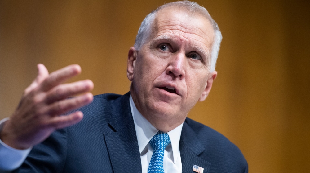 North Carolina Republican Senator Thom Tillis faces a credible Democratic challenger