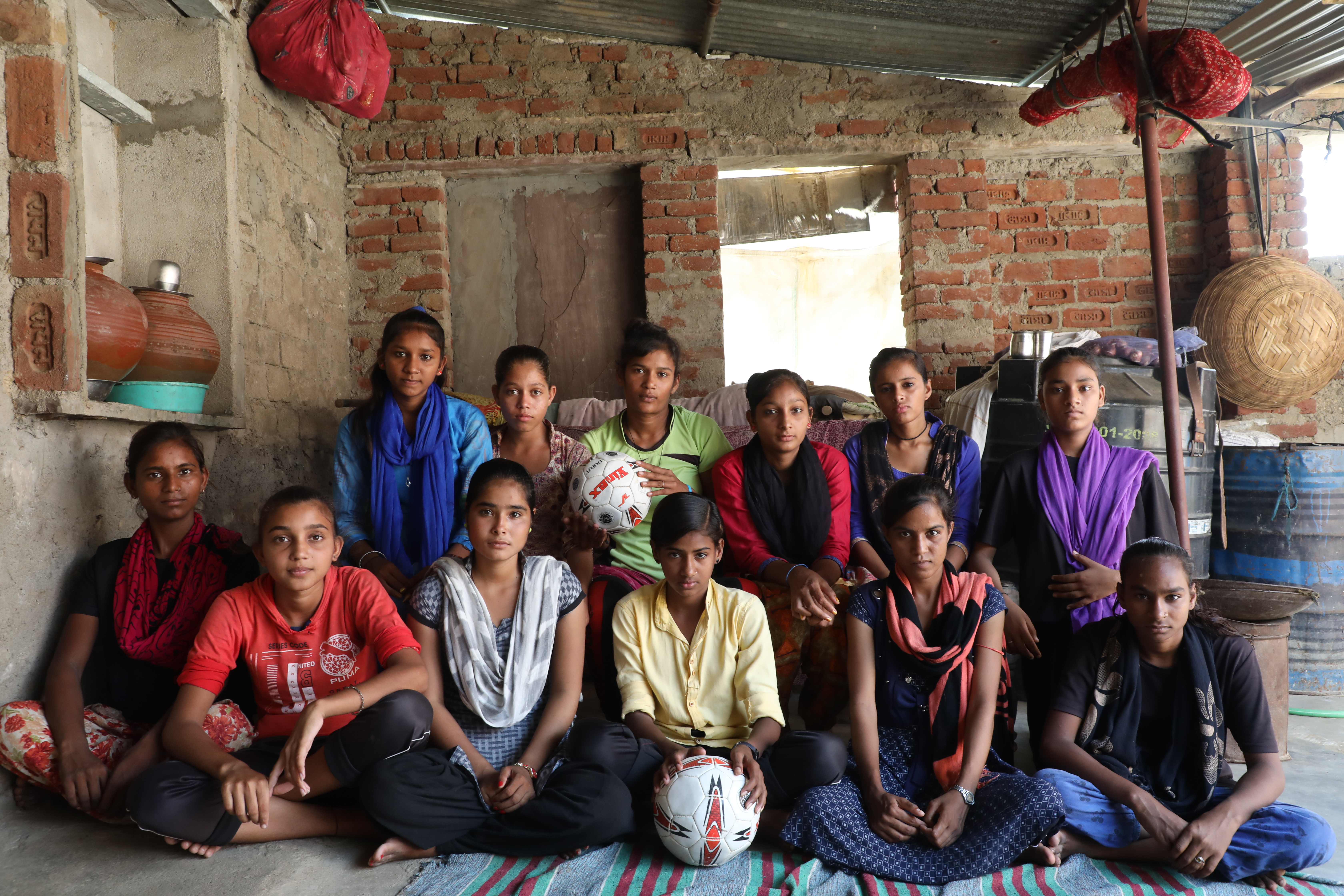 Thanks to an initiative by local NGO MJAS, football has helped girls from Ajmer district in Rajasthan state overcome societal taboos [Valay Singh/Al Jazeera]