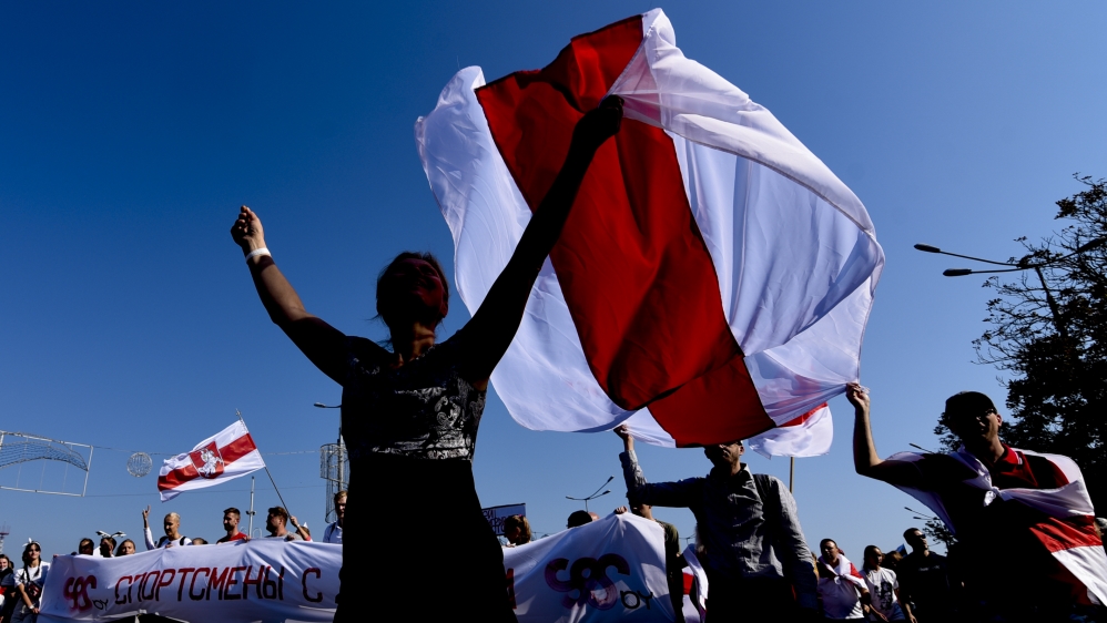 Protests over presidential election in Belarus