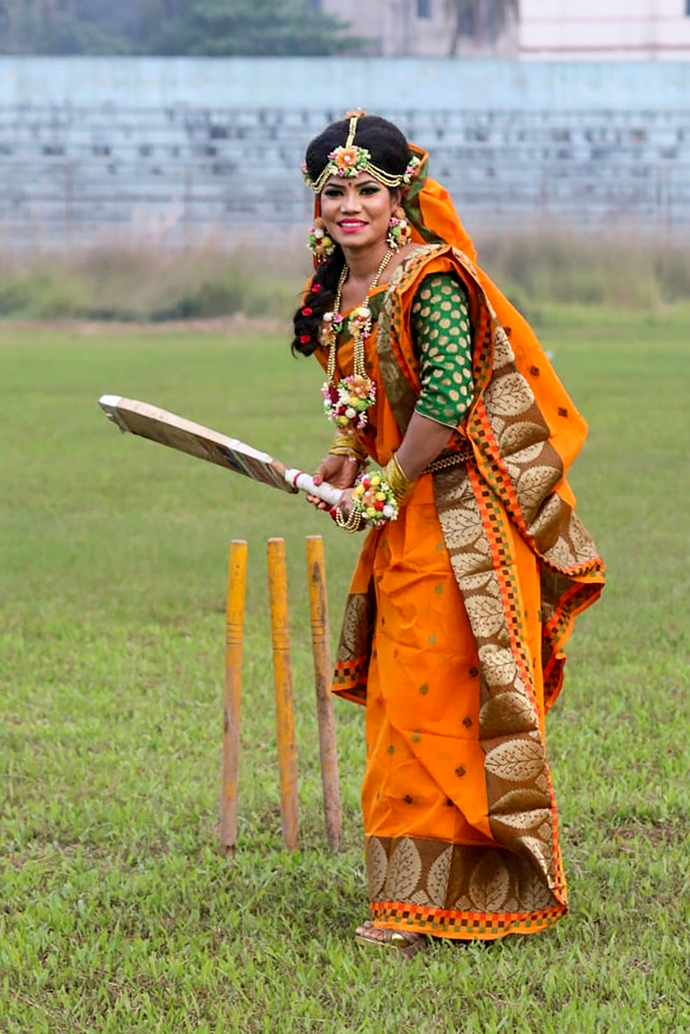 While some in Bangladesh believed Sanjida Islam went too far, others loved the impromptu photoshoot