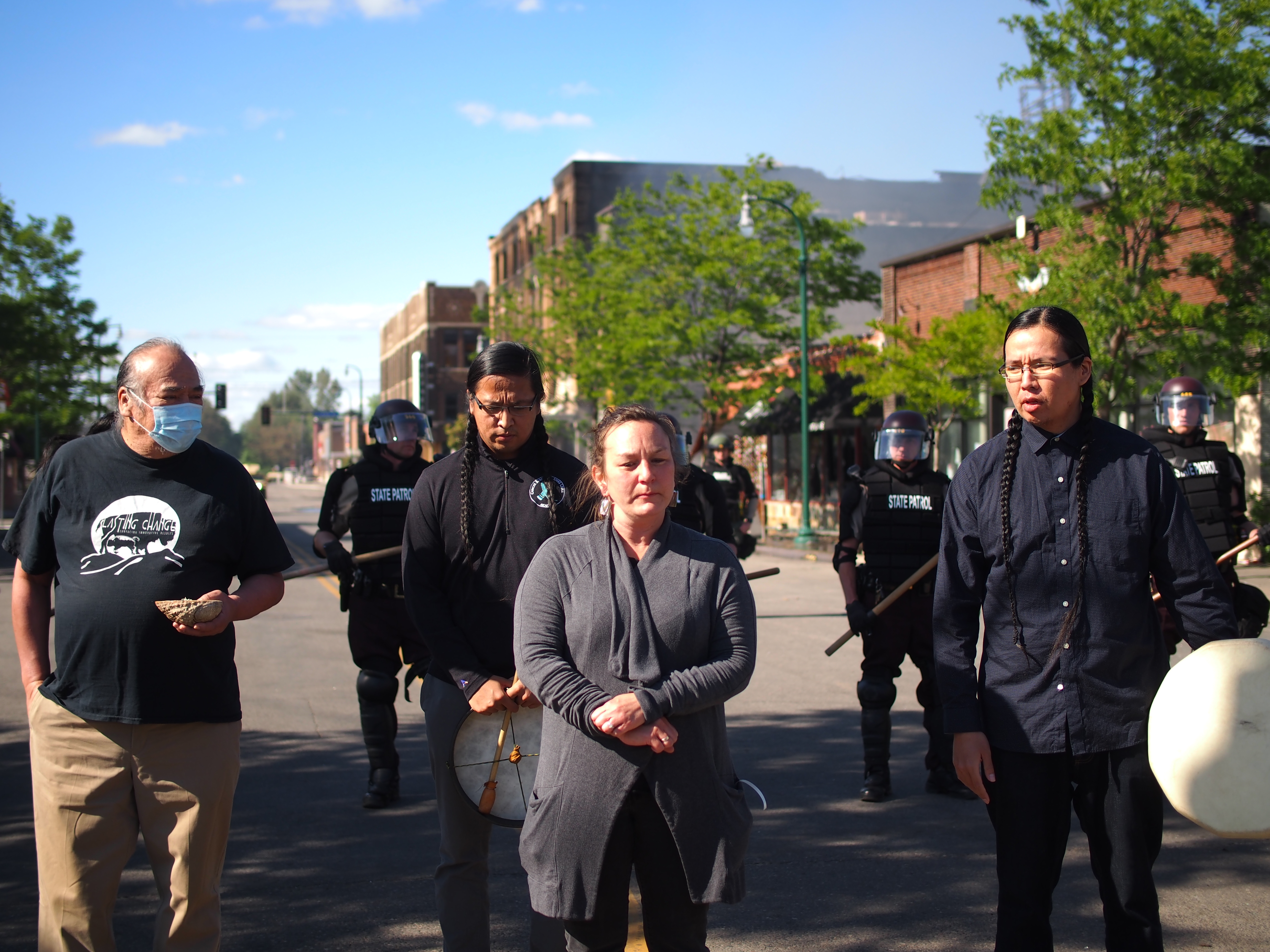 MIGIZI president Kelly Drummer focused on helping other hard-hit business people of colour following looting and destruction in Minneapolis [Courtesy: Kelly Drummer]